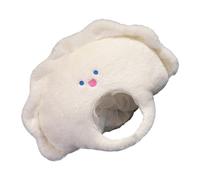 LearnLyrics Plush Dumpling Hat, Chinese Dumpling Cosplay Plush Hat, Soft Fun Festival Costume Accessory for Carnival Birthday Easter Thanksgiving