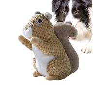 LearnLyrics Plush Squirrel Dog Toy - Dog Big Fat Squirrel Plush - Teething Dog Cute Squirrel Plush, Cute Stuffed Animals Chewing Toy for Puppy, Playtime