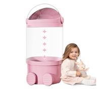 LearnLyrics Plush Storage Tube | Stuff Animal Holder Tube,Stuffed Animal Tower, Clear Plush Organizer, Stuffed Toy Storage, Bedroom Nursery Playroom Decor