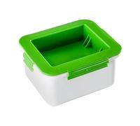 LearnLyrics -Press, Vegan-Friendly Food Squeezer, Dishwasher Safe, Vegan Food Squeezer, Food Drainer with Drip Tray, Odourless for Delicious Dishes