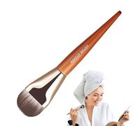 LearnLyrics Professional Foundation Brush | Thin Foundation Brush Makeup Tool - Makeup Face Brush & Tool, Portable Soft Makeup Tool for Seamless Application of Cream on Face