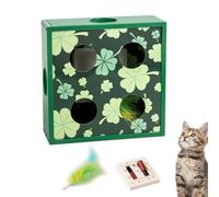 LearnLyrics Puzzles for Cats - Automatic Rotating Game,Puzzle Cat Toy,for Living Room Indoor Self-Play Outdoor Birthday Park Boredom