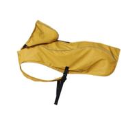 LearnLyrics Rain Jacket For Dogs - Hooded Slicker Poncho With Reflective Strips | Adjustable Buckles, Lightweight Water Proof Clothes For Safe Pet Rain Protection