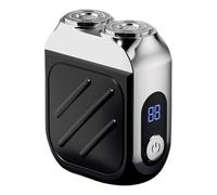 LearnLyrics Rechargeable Shaver for Men, Waterproof Razor for Men - Double Head Waterproof Shaver,Portable Facial Shaver,Lightweight Male Razor with Digital Display for Home
