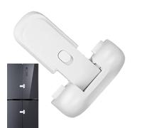 LearnLyrics Refrigerator Lock for Kids,Freezer Door Latches Freezer Latch with Adhesive - Automatic Locking System, Fridge Locks for Adults, Pets, Home Fridge, Refrigerator, Freezer