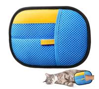 LearnLyrics Reusable Remover - Fabric Grooming Hand Mitt Accessory, Static Cling Catcher for Textile Seating Flooring | Shedding Control Aid for Dogs Cats Kennel., 9.45x7.09x0.39inch