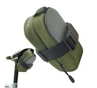 LearnLyrics Road Bike Saddle Bag, Saddle Bag Cycle, Under Seat Bicycle Bag, Foldable Saddle Pack Magnetic Buckle Riding Authorities Outdoor Zip Bicycle Seat Rear for Cycling