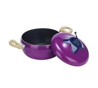 LearnLyrics Saucepan Cooking Pot, Pot with Lid - Fruit Shaped Induction Cooking Pot,Non-stick Induction Cookware, Multipurpose Stove Cookware for Pasta,