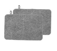 LearnLyrics Sauna Seat Pads - Sauna Mat for Inside Sauna | 2x Felt Sauna Seat Covers Heat Insulation Mat, Water Absorbent Pad Sauna Accessories for Steam Room, Home and Spa, 19.69x12.99 Inches
