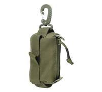 LearnLyrics Small Coin Purse - Portable Coin Pouch, Money Wallet, Purse, Multifunctional Organizer for Keys, Earphones, Cards, Green Army, Se référer au descriptif, Refer to description