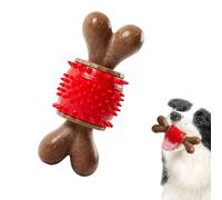 LearnLyrics Spiky Bone Dog Toy, Spikey Dog Teething Chew Toys, Treat Dispensing Teething & Soothing Chew Toy, Teething Sturdy Pet Toys for Playtime, Oral Health