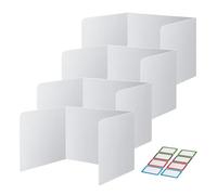 LearnLyrics Student Desk Dividers - Privacy Folders, Test Barriers | Durable Classroom Privacy Shield, Anti-Interference Desk Divider with Easy Clean for Exam, Study, and Individual Work