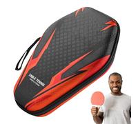 LearnLyrics Table Tennis Paddle Cover - Dustproof Table Tennis Cases,Stable Storage Bag Holder Organizer for Indoor Outdoor Sports Practice Family Friends Children Beginners Professionals