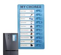 LearnLyrics Task Chart, Task Chart for Adults, Sliding Lists for Message Boards - Task Plan with Replacement Box for Adults, Children, Living, Daily Routine, Home Routine Planning