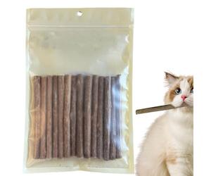 LearnLyrics Teething Stick - 14 Pieces Natural Bully Chews, Safe Stress Relief Chewings Sticks | to Install Puppy Dentals Cares Chew Toys with Cleaning Support for Growing Dogs, Cats, Household Pets