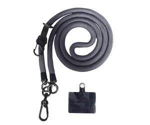 LearnLyrics Thick Rope Lanyard, 120cm Cell Phone Lanyards, Rope Phones Holder, Rust Proof Travel Phne Lanyardd, Versatile Thick Neck Strap, 1pc Walking Phon Straps, Stylish Cell Phones for Outdoor