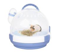 LearnLyrics Travel Cage for Hamster | Mice Cage Hedgehog Carrier with Water Bottle, Portable Pet Carry Cage Breathable Carrying Case for Dwarf Hamster Hedgehog