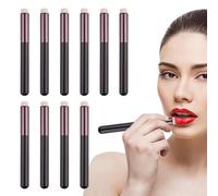 LearnLyrics Travel Lip Brush, Lip Brush Applicator | 10 Piece Lip Balm Applicator Set - Versatile Lip Makeup Brush, Tip Applicator
