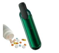 LearnLyrics Travel Pill Case, Pill Organiser, Pill Storage Container, Travel Pill Organizer with 3 Compartments, Daily Pill Case, Pill Box for Bag, Portable Pill Container