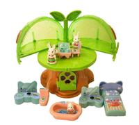 LearnLyrics Treehouse Playset - Cute Forest Treehouse with Bunny Figurine
