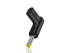 LearnLyrics Type C To DC Adapter - 12v Type C USB Female to DC Male | Compatible for C USB Charging Devices, Black