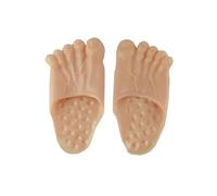 LearnLyrics Ugly Shoes Costume - Oversized Comfortable Slippers, Wide Fit Accessories, Fun Party, Halloween, Carnival, Men, Funny Footwear for Indoor Outdoor Events