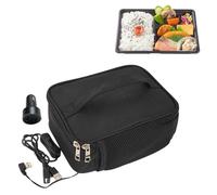 LearnLyrics USB Food Warmer Bag - Heated Lunch Container USB, Electric Lunch Box USB | Lunch Warmer Insulated Lunch Bag USB, Heated Food Container Portable Food for Various Foods, Car Lunch Bag