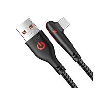 LearnLyrics USB Type C Fast Charger - powerr Cable, Quick Charging Data SyncC 90 Degree Cable -Improved Comfort 120W Charger Cord Type C - Fast Charging Cord USB C Right Angle, USB Charging