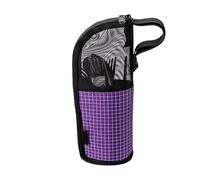 LearnLyrics Utensil Bag - Dustproof Camping Tableware Bag, Reusable Cutlery Bag for Picnics, BBQ, Camping Cutlery Set with Knife, Fork, Spoon, Chopsticks, purple, Siehe Beschreibung, See description