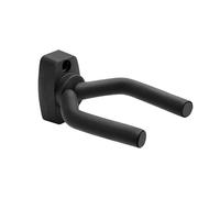 LearnLyrics Wall Guitar Hanger | Guitar Wall Mount with Swivel | Easy to Install Guitar Hooks for Acoustic, Electric, Bass, Ukulele | Non-Slip Rubber Coated Hanger for Banjo, Violin, Mandolin