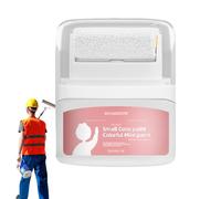 LearnLyrics White Wall Paint - Mate Interior Paint, Low Odour Formula | Easy to Use, Sustainable Coverage, Anti-Stain Formula with Low Odour and Quick Drying for Interior Walls and Ceilings