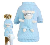 LearnLyrics Winter Dog Sweater | With Bear Doll Warm Dog Coat,Thicken Dog Winter Clothes, Cold Weather Warm Pet Clothes For Puppies