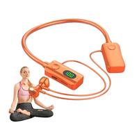 LearnLyrics Wireless Neck Earbuds - 48cm Flexible Strap, HD Call Noise Cancelling, Mode Audio Player with TF Card Slot, Quick Charge 2H USB Cable | Portable Headset for Travel Business Gym