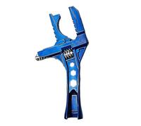 LearnLyrics Wrench Adjustable - 6-75mm Large Opening Tool, Aluminum Alloy Wide Jaw Spanner, Professional Plumbing Hand Device | Labor-Saving Ratchets Short Handle Repair Gear for Kitchen Sink Faucet