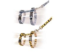 Leash and harness for cats with paws Duvoplus