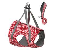 Leash Attached Kitten Vest Walking Vest with Ventilated Pet Harness Large Harness for Small Cats Escape Proof Design Leash