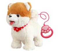 Leash Cat Walking Set Interactive Animated Robot Pet Lifelike Stuffed Animal Remote Control Cute Toy For Kids Sing Purr Meow Activity (A, 24x15x18cm)