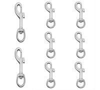 Leash Swivel Snap Hooks - Collar Swivel Snap Hooks, Swivel Joints Trigger Clips, Heavy Duty Trigger Clips for Pet Leash, Collar, Bag Strap, Keyring, Outdoor Camping DIY Projects 8PCS