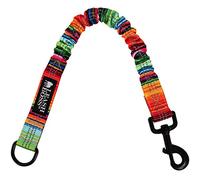 Leashboss Pattern Bungee Dog Leash Extension, 18" Shock Absorbing Lead Extender, Pattern Collection - Large Dog Leash Attachment and Shock Absorber (Blanket Pattern)