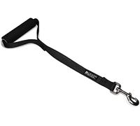 Leashboss Traffic Handler - 18 Inch - Short Dog Leash for Large Dogs with Padded Handle - Service, Training, or Walking Tab (18 in, Black)