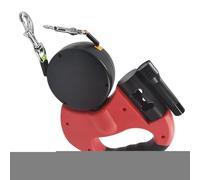 Leashes for Small Dogs | Double Leashes for Two Dog with Led Light | Anti-Pull Running Jogging Travel Night Walking Pet Items with Locking Button for Small Medium Breeds