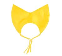 leasote Adjustable Buckle Shower Cap Waterproof Pet Shower Cap Adjustable Waterproof Cat Shower Cap with Ear Cover for Bathing Grooming Yellow