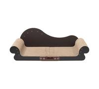 leasote Cat Scratch Board Multi-cat Scratching Post Large Scratcher Bed Pet for Oversized Lounge Furniture Protector Couch Black