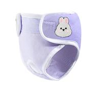 leasote Dog Menstrual Underwear Washable Dog Diapers Pet Menstrual Pants Breathable Cotton Dog Sanitary Panties Purple XL