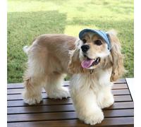 leasote Dog Sun Hat, Dog Baseball Cap, 2024 New Dog Hat Dog Baseball Hat with Ear Holes, Outdoor Sun Protection Hood for Dogs, Dog Sun Protection for Small Medium Large Dogs S