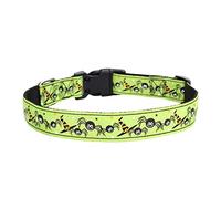 leasote Halloween Dog Collars, Adjustable Breakaway Dog Collar with Traction Ring, Nylon Halloween Ghost Spider Printed Pet Collar for Small Medium Puppy Doggy Cat Girl Boy 2 XL