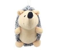 leasote Hedgehog Squeaky Plush Dog Toy, Stuffed Animal Dog Toy, Interactive Dog Chewing Toy Teeth-Grinding Toy for Small Medium Large Puppy Dogs Black