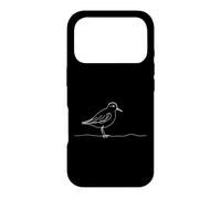 Least Sandpiper Line Art Birdwatcher Case for iPhone 17 Pro