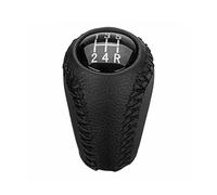 Leather 56Speed Gear Shift Knob Replacement for Mazda 3 BK BL 5 CR CW 6 II GH CX-7 ER MX-5 NC III MT Gearknob Shifter Stick Headball Pen Car Shift Knob Color : 6-Speed(Black,Silver)