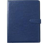 Leather A4 Business Portfolio Folder Professional Conference Padfolio Organiser Case Resume Document Pocket Writing Pad Card Holder